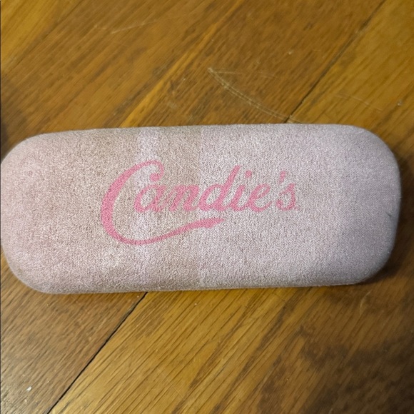 Pink Eyeglass Case candies MIU MIU Y2K suede 2000s girly preppy - Picture 1 of 4